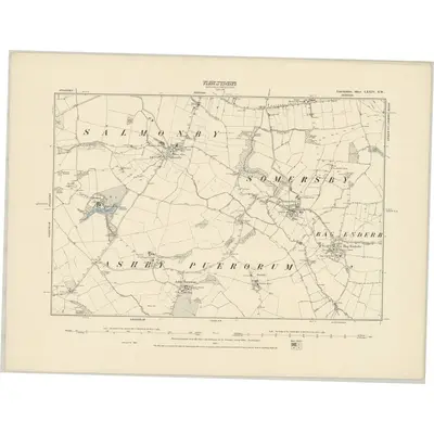 1887 Map of Lincolnshire LXXIV.NW