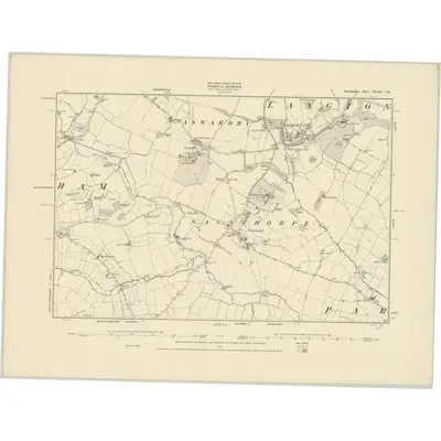 1887 Map of Lincolnshire LXXIV.SE