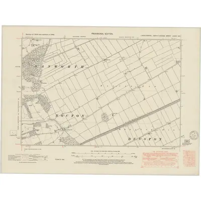 1946 Map of Lincolnshire LXXIX.NE, 1950 Print