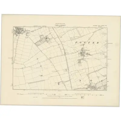 1887 Map of Lincolnshire LXXIX.NW