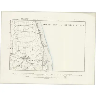 1888 Map of Lincolnshire LXXVI.SE