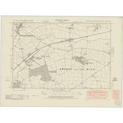1948 Map of Lincolnshire LXXVII.NE, 1950 Print
