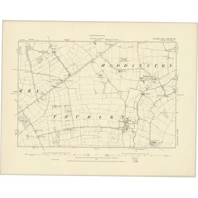 1886 Map of Lincolnshire LXXVII.SE