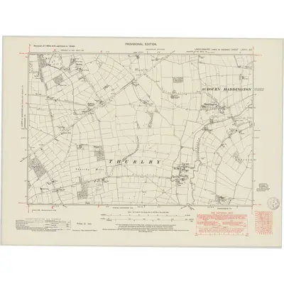 1948 Map of Lincolnshire LXXVII.SE, 1950 Print