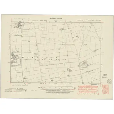 1948 Map of Lincolnshire LXXVIII.SE, 1950 Print