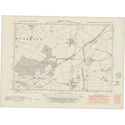 1948 Map of Lincolnshire LXXXI.NW, 1951 Print