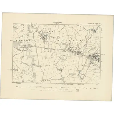 1887 Map of Lincolnshire LXXXII.NE