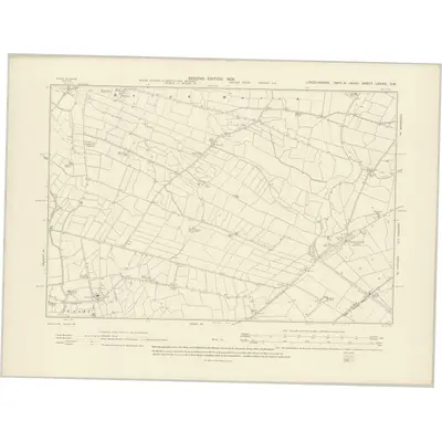 1904 Map of Lincolnshire LXXXIV.SW, 1906 Print