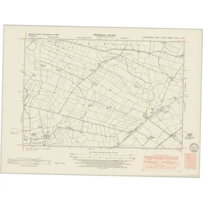 1948 Map of Lincolnshire LXXXIV.SW, 1951 Print