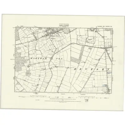 1887 Map of Lincolnshire LXXXIX.NE, 1888 Print