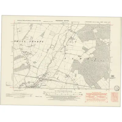 1946 Map of Lincolnshire LXXXIX.NW, 1951 Print