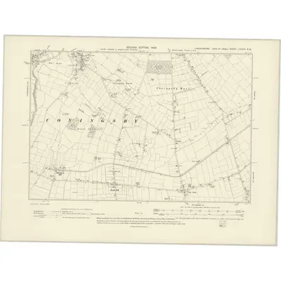 1903 Map of Lincolnshire LXXXIX.SW, 1906 Print