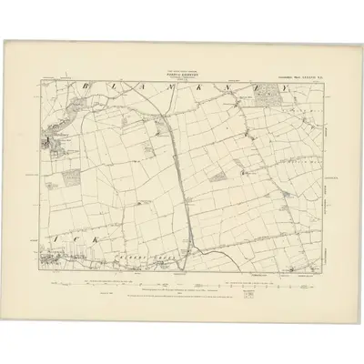 1887 Map of Lincolnshire LXXXVII.NE