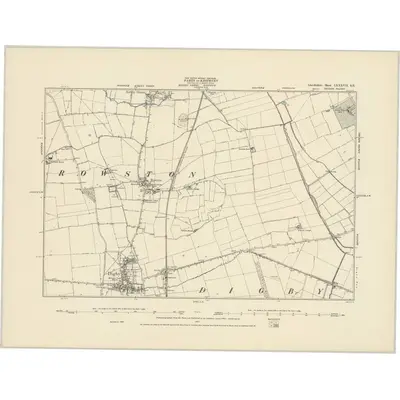 1887 Map of Lincolnshire LXXXVII.SE