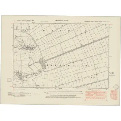 1947 Map of Lincolnshire LXXXVIII.NW, 1950 Print