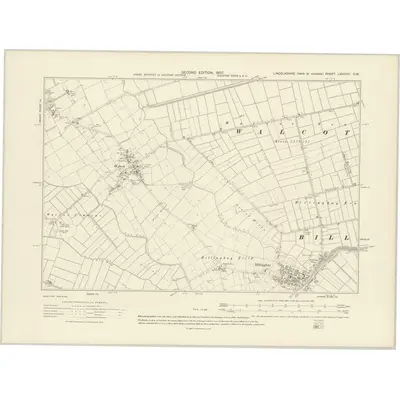 1904 Map of Lincolnshire LXXXVIII.SW, 1907 Print