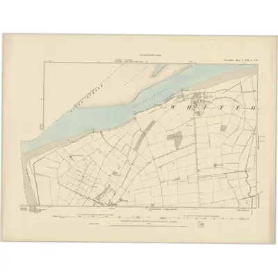 1885 Map of Lincolnshire V.NW & V.NE, 1886 Print