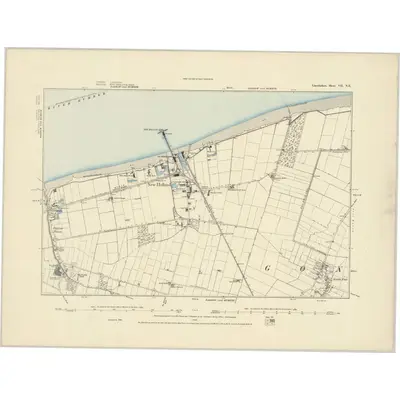 1886 Map of Lincolnshire VII.NE