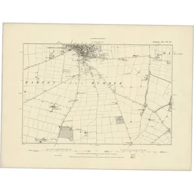 1886 Map of Lincolnshire VII.SW