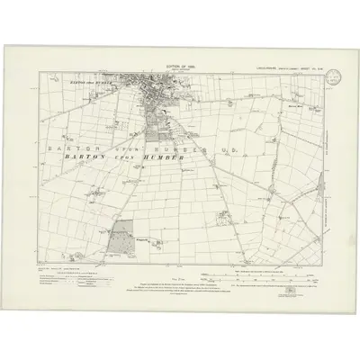 1933 Map of Lincolnshire VII.SW