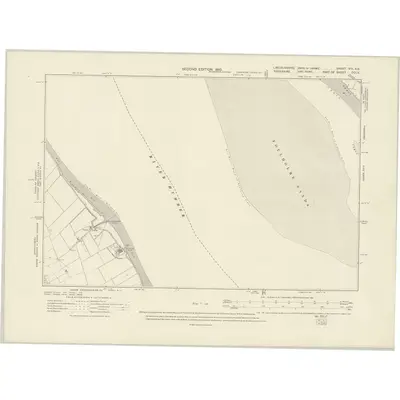 1906 Map of Lincolnshire VIII.SE, 1910 Print