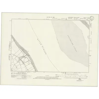 1930 Map of Lincolnshire VIII.SE, 1932 Print