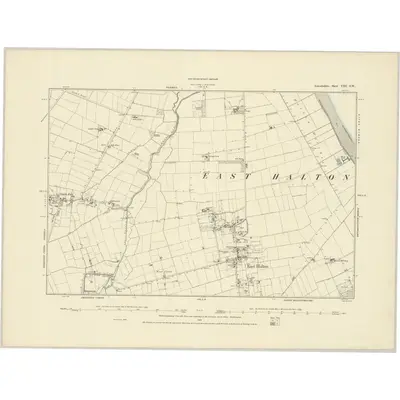 1886 Map of Lincolnshire VIII.SW
