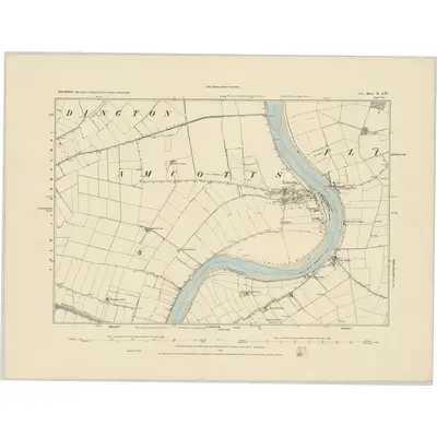 1885 Map of Lincolnshire X.SW