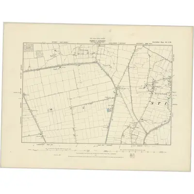 1887 Map of Lincolnshire XC.NW
