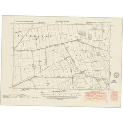 1946 Map of Lincolnshire XCI.SW, 1951 Print