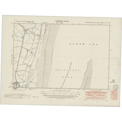 1946 Map of Lincolnshire XCII.NE, 1950 Print