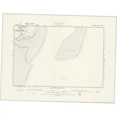 1887 Map of Lincolnshire XCII.SE, 1888 Print