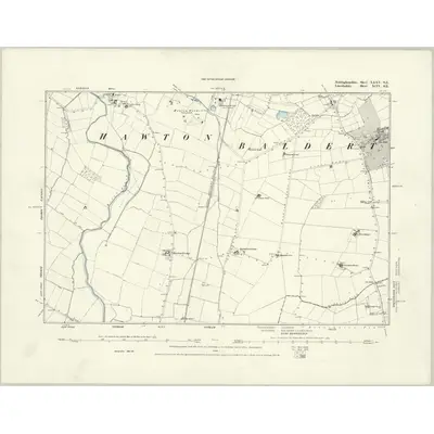 1883 Map of Lincolnshire XCIV.SE, 1888 Print