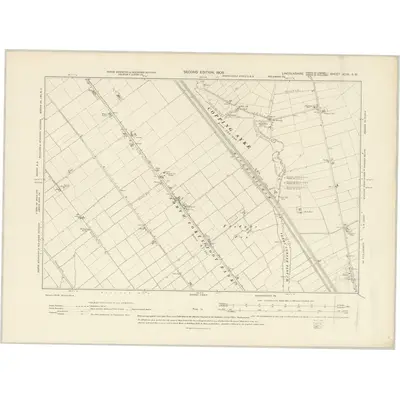1903 Map of Lincolnshire XCIX.SW, 1906 Print