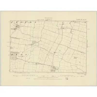 1886 Map of Lincolnshire XCV.SE