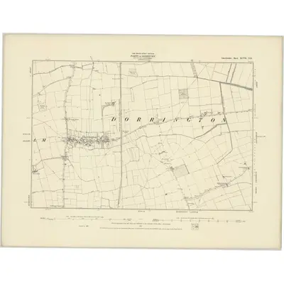 1887 Map of Lincolnshire XCVII.NE