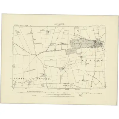 1887 Map of Lincolnshire XCVII.NW