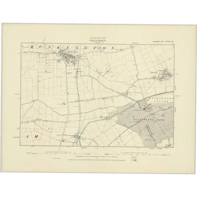 1887 Map of Lincolnshire XCVII.SE