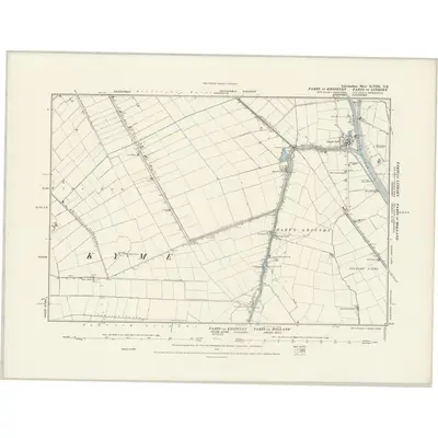 1888 Map of Lincolnshire XCVIII.NE