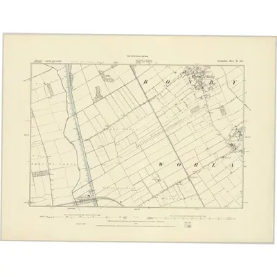 1886 Map of Lincolnshire XI.SE