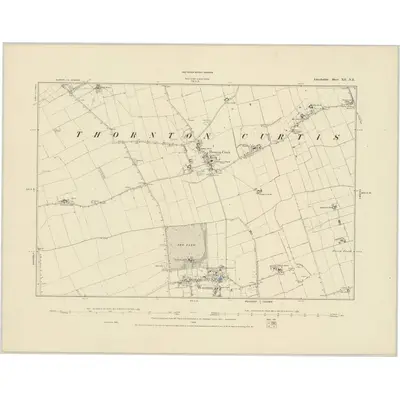 1886 Map of Lincolnshire XII.NE