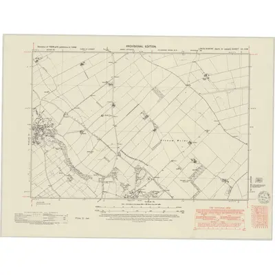 1946 Map of Lincolnshire XII.SW, 1950 Print