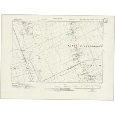 1932 Map of Lincolnshire XIII.NW