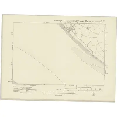 1906 Map of Lincolnshire XIV.NW, 1910 Print