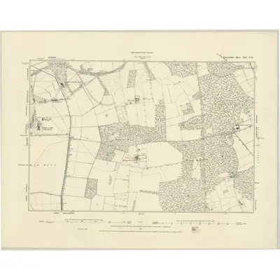 1886 Map of Lincolnshire XIX.NW