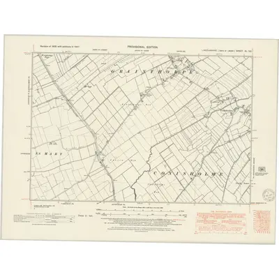 1947 Map of Lincolnshire XL.SE, 1951 Print