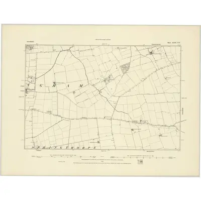 1885 Map of Lincolnshire XLIII.NE