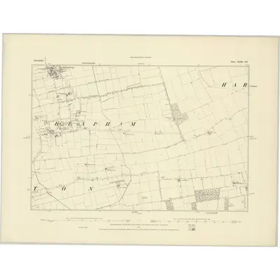 1885 Map of Lincolnshire XLIII.SE