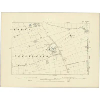 1885 Map of Lincolnshire XLIV.SW