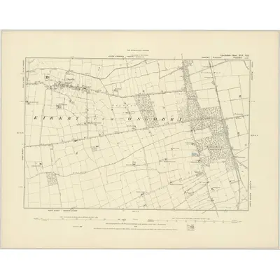 1886 Map of Lincolnshire XLV.NE